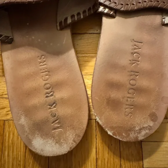 Jack Rogers Brown Leather Boating Sandals - Picture 4 of 4